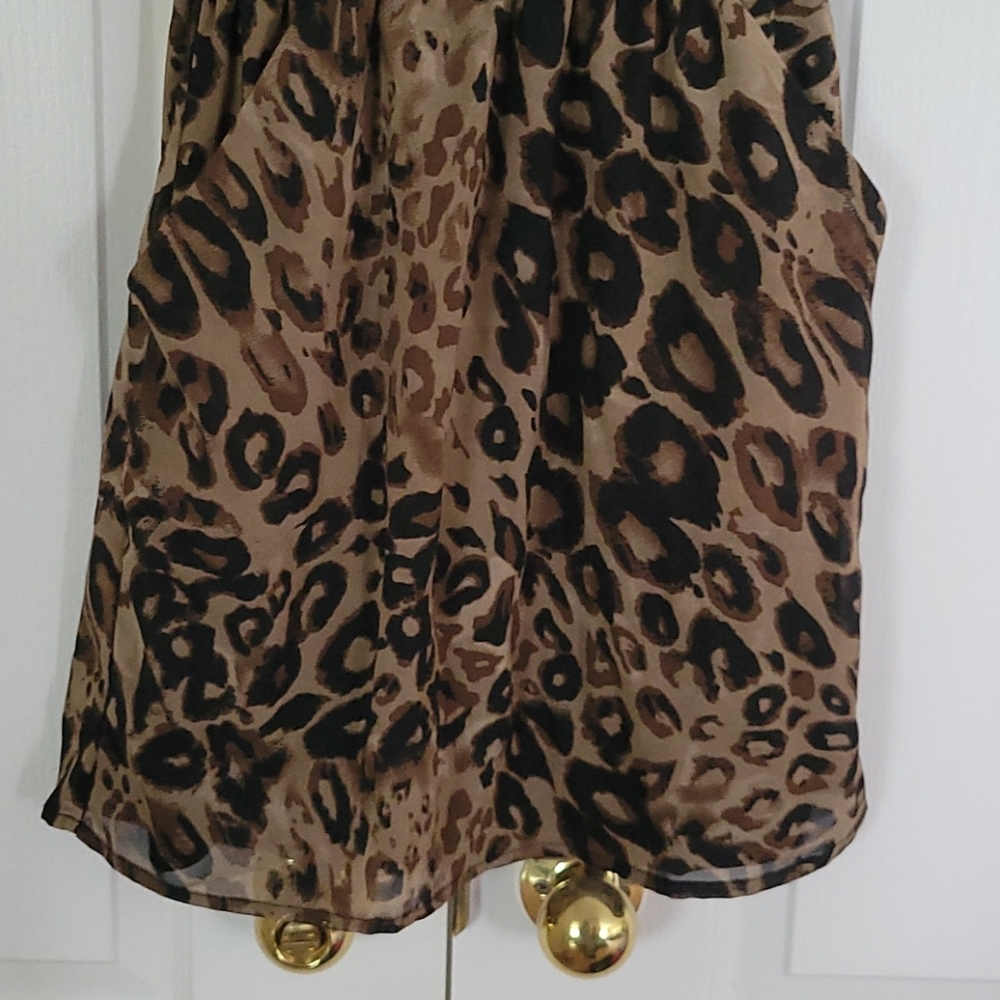 Cheetah Print Dress - Picture 3 of 6